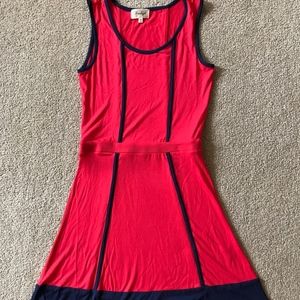 Avaleigh Red & Navy XS Dress